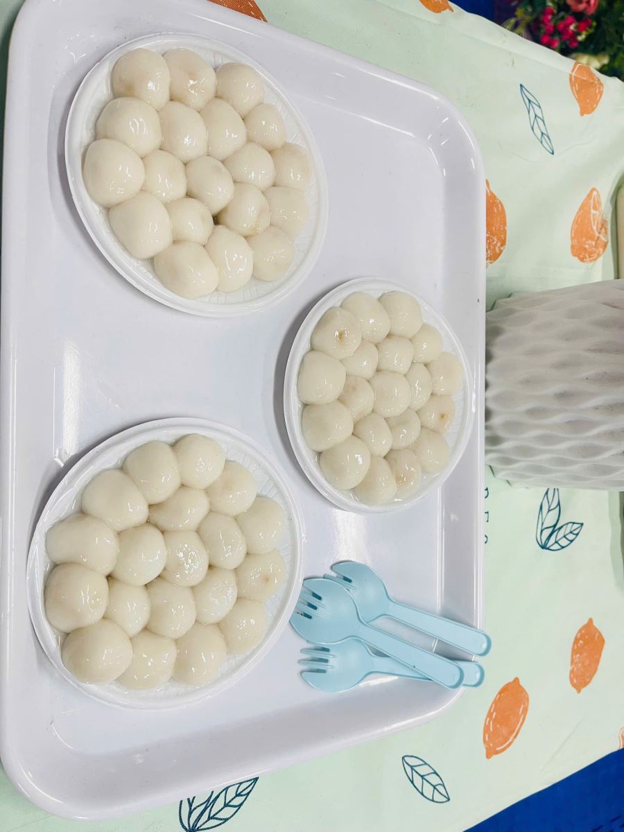 ​Hoạt động trải nghiệm làm bánh trôi