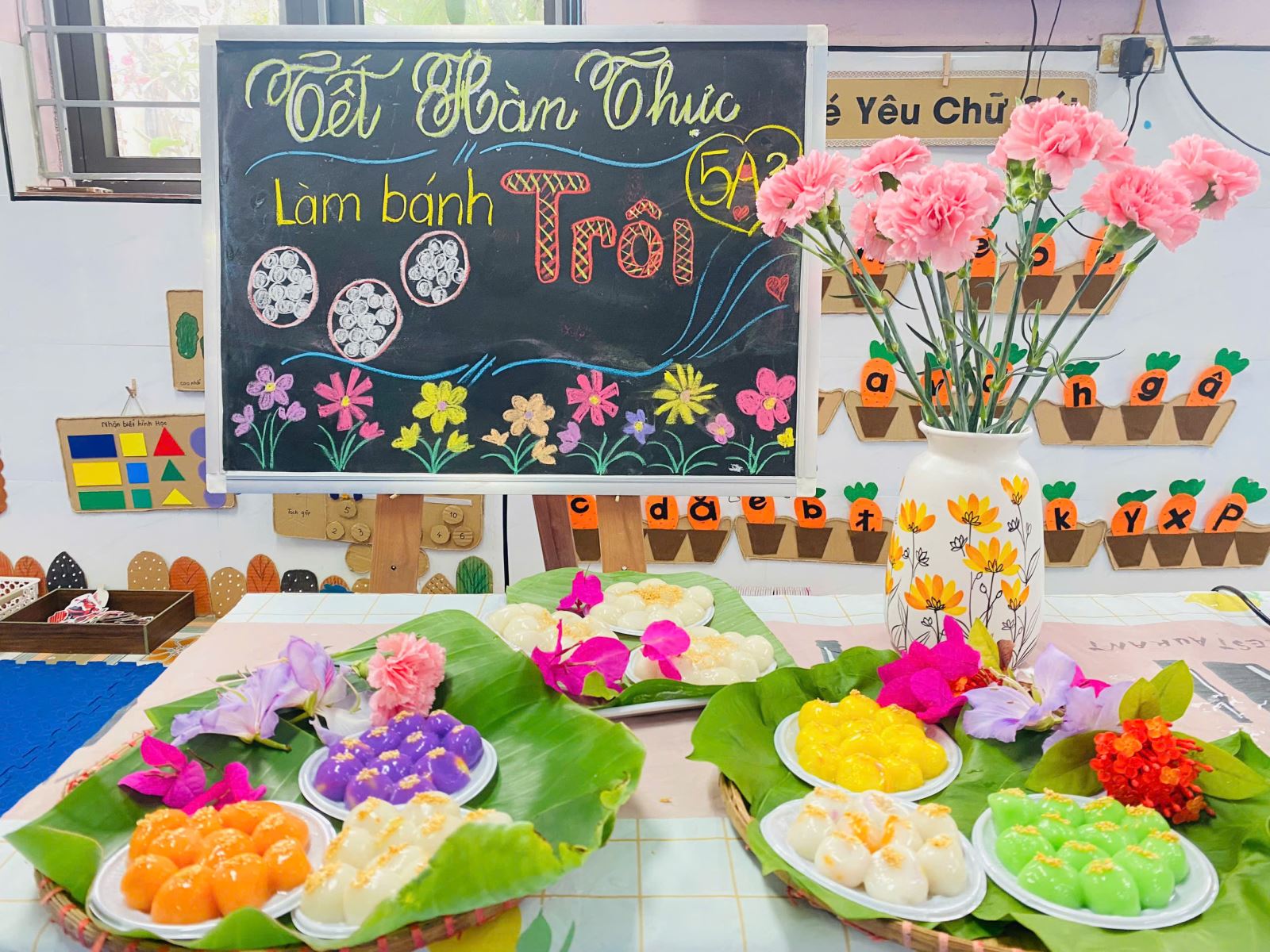 ​Trải nghiệm làm bánh trôi – Hương vị Tết Hàn Thực của bé A3! 🌸